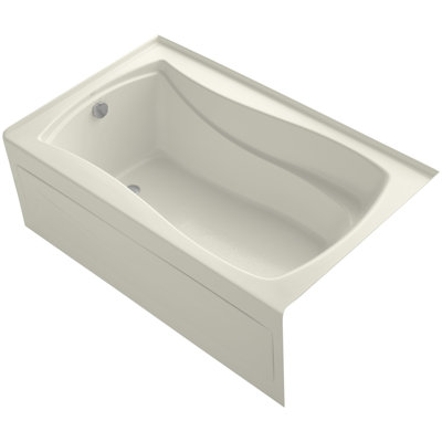 Mariposa Alcove 60" x 36" Soaking Bathtub