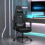 Fauteuil de jeu avec repose-pieds en similicuir-2038813675