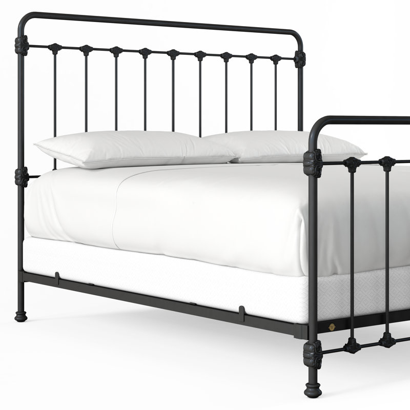160 Picket Fence Bed | Complete Standard, Gunmetal, King