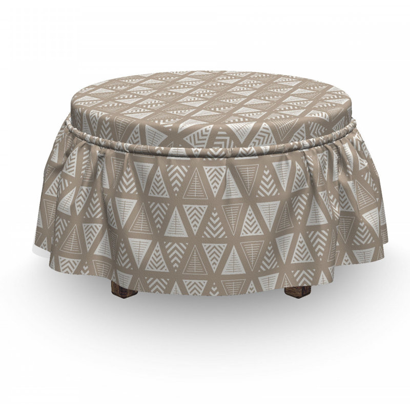 Box Cushion Ottoman Slipcover