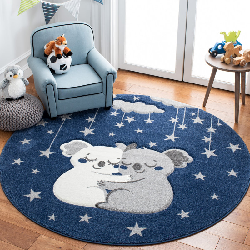 Carousel Kids 100 Performance Rug, Round 5'3"