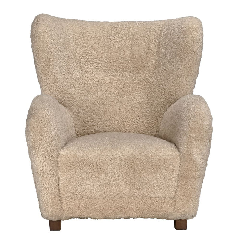 Pola Upholstered Wingback Chair