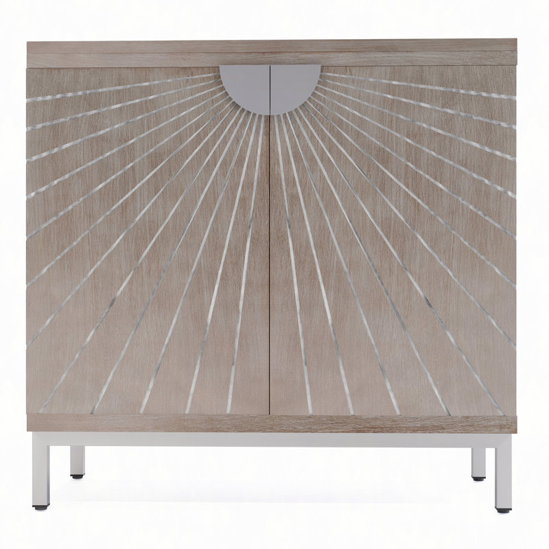 Modern Farmhouse 2-Door Accent Cabinet
