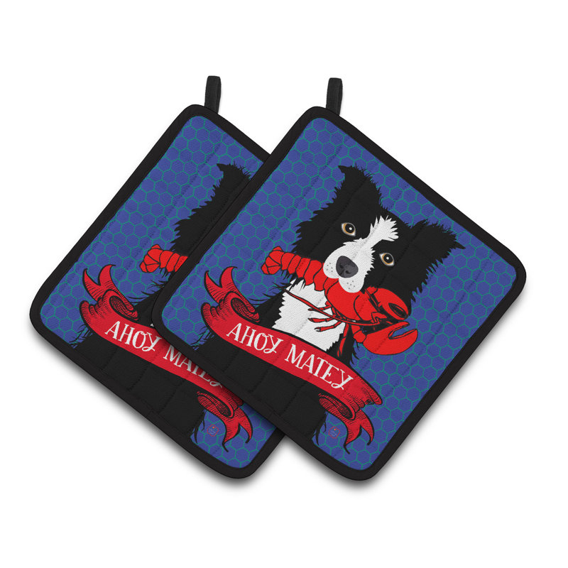 Matey bordure nautique collie cuisinier poignée porte ahoy caroline