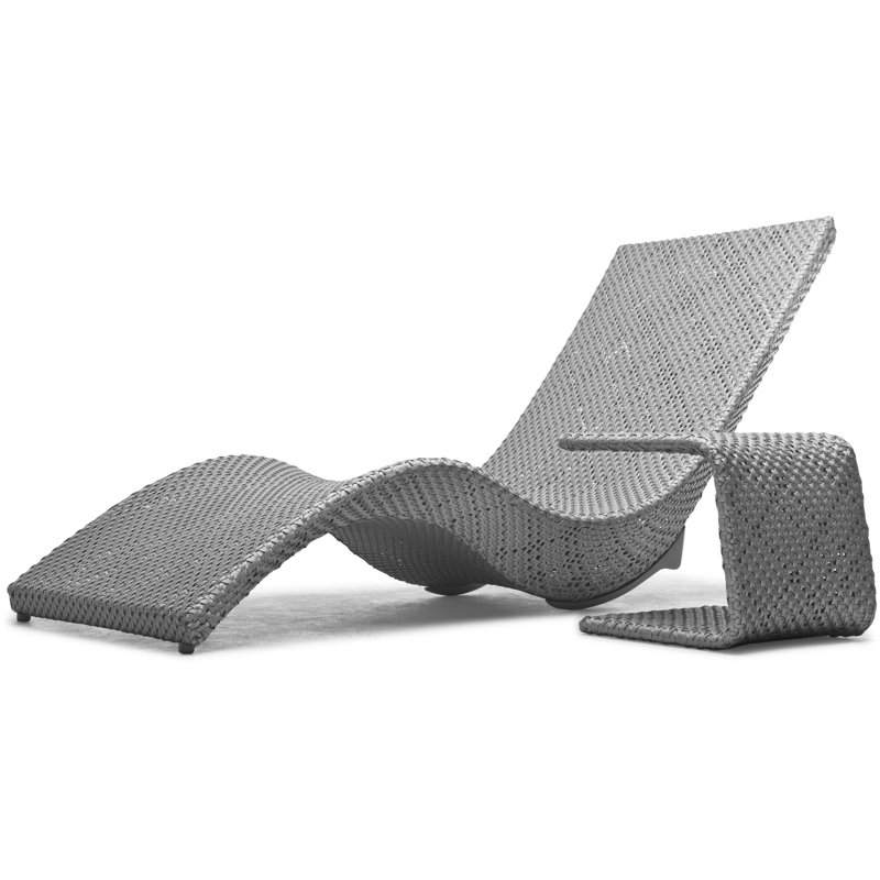 Mermaid Outdoor Side Table, Silver