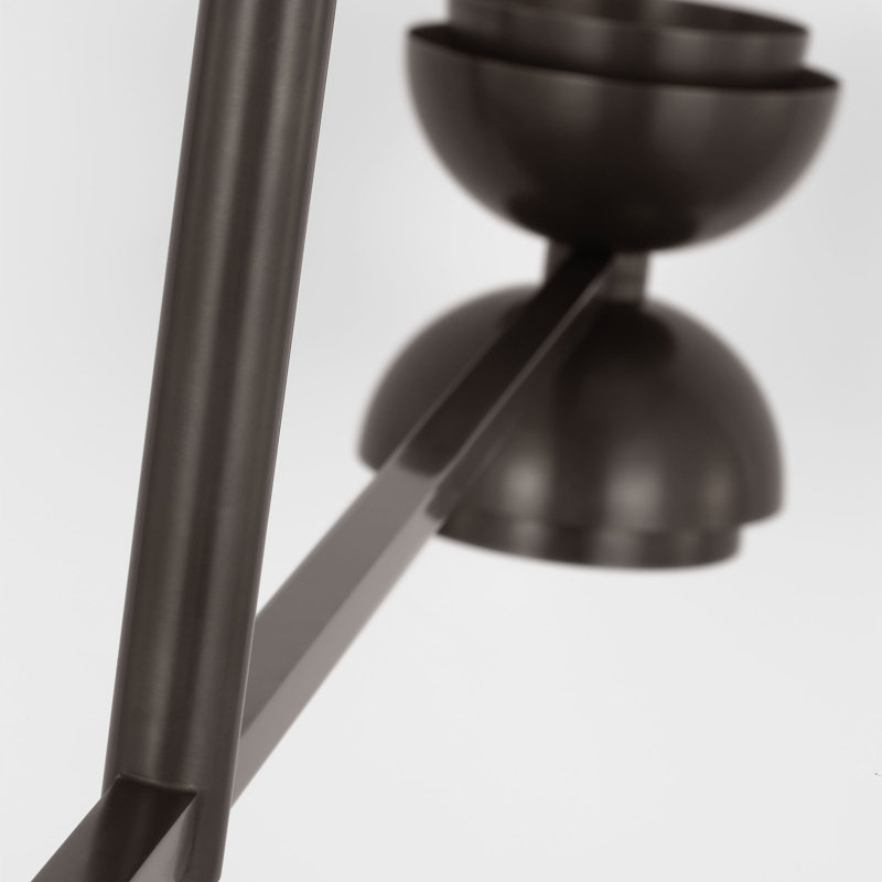 Sean Lavin Shanti 2-light linear extra large linear chandelier in dark bronze finish, Bronze