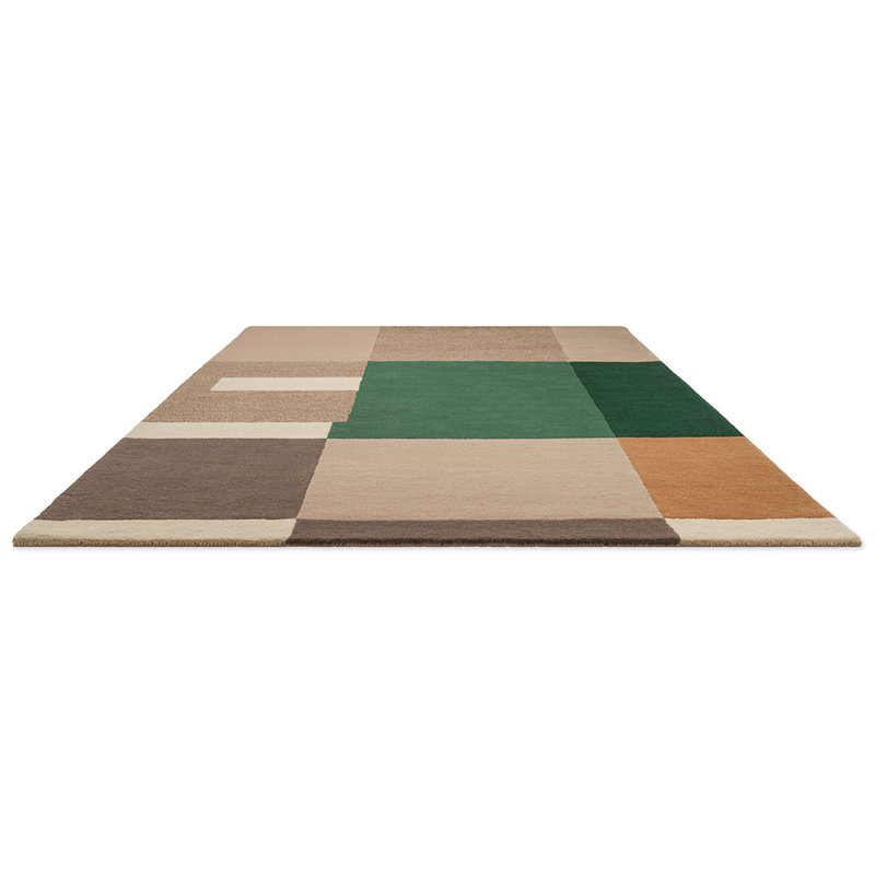 Wool Geometric Area Rug, Rectangle 6'7" x 9'2"