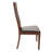 19'' H Genuine Leather Upholstered Side Chair