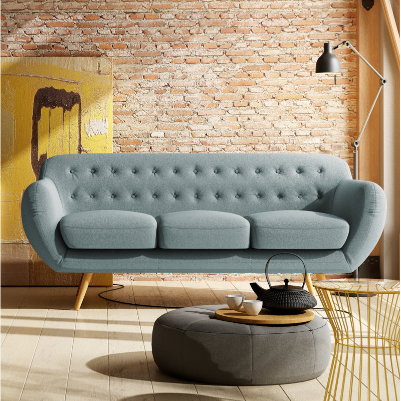 Millicent 3 Seater Sofa, Slate Grey