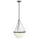 Vena Teardrop Single Light Pendant with Hand-Blown Etched Opal Glass