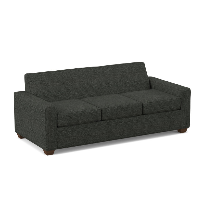 Avery 80" Square Arm Sofa with Reversible Cushions, Montana Walnut, Antic Pepper