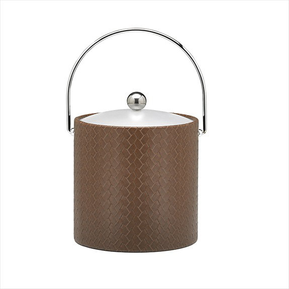 Seau à glace 3 qt avec housse lucite pinecone design Washburn