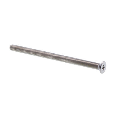 Machine Screws, Metric, Flat Head, Phillips Drive, M5-0.8 X 80MM (5 Pack)