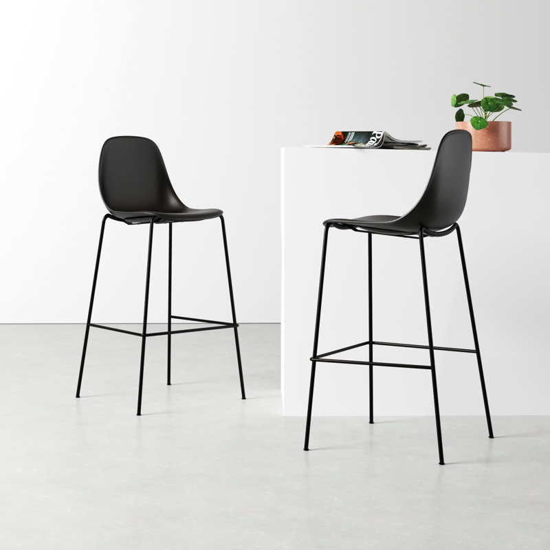 Aleta Counter Stool, Black