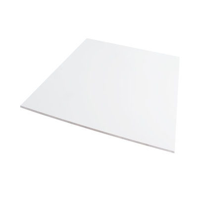 12 in. x 12 in. x 0.079 in. Foam PVC White Sheet