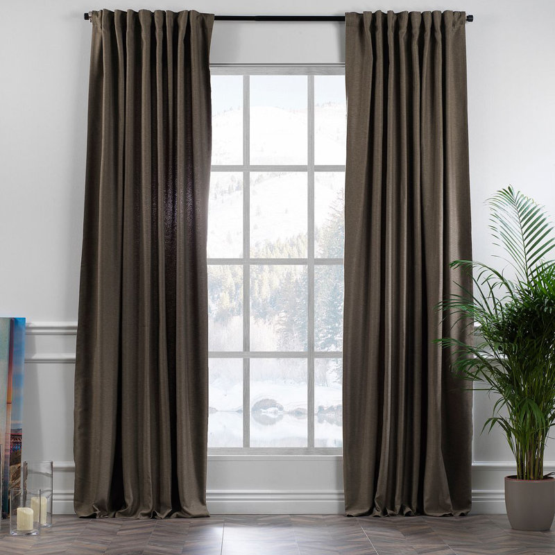 Panneau décoratif décoratif extra large et très long fait sur mesure, Vison, L 52 po x L 216 po