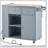 Kitchen Island with Power Outlet,Kitchen Storage Island with Drop Leaf and Rubber Wood-249072549