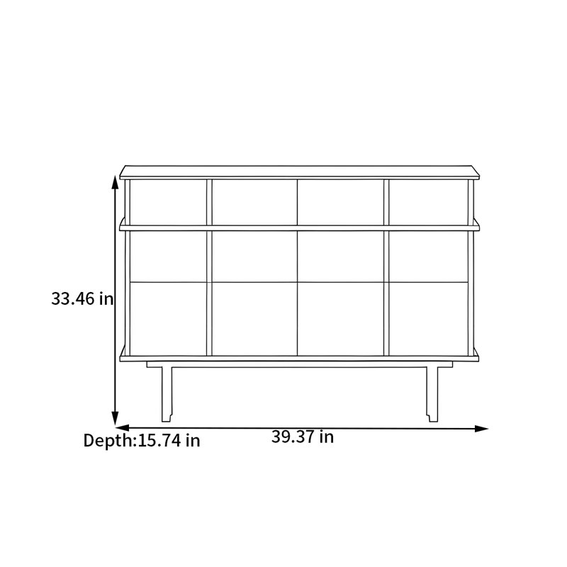 Deeley, Beige/Walnut
