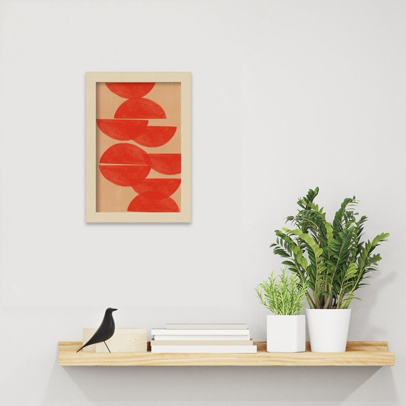 «Prestley The Futur is Bright» par le studio MIUUS, reproduction d'art encadrée, Brun, H 13 po x l 9 po