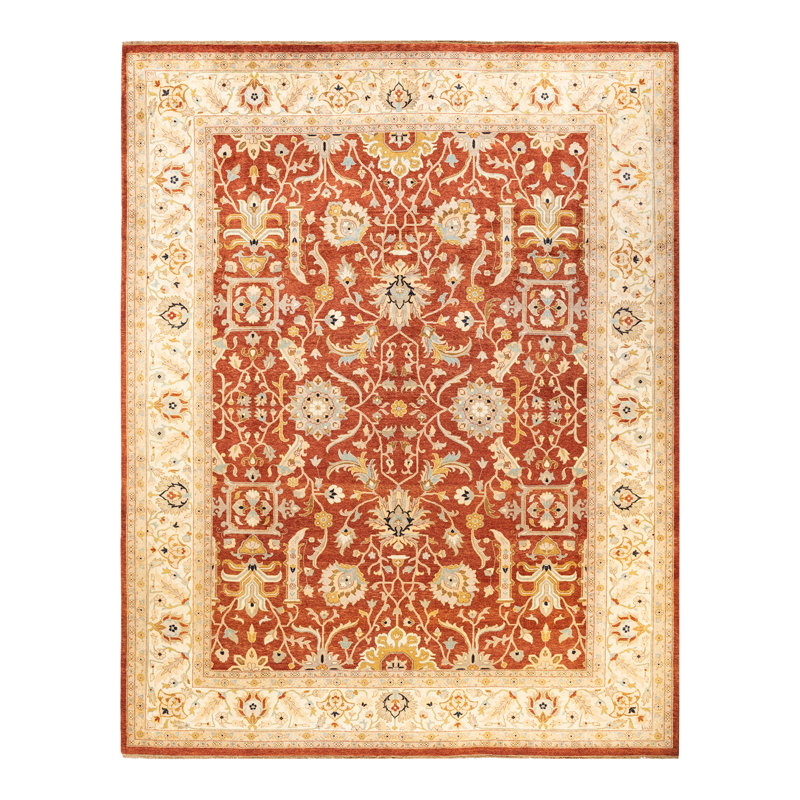 Classic One-of-a-Kind 9' 2" X 11' 10" Hand Knotted Area Rug