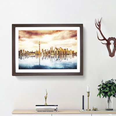 Reflection of the Toronto Skyline - Framed Print