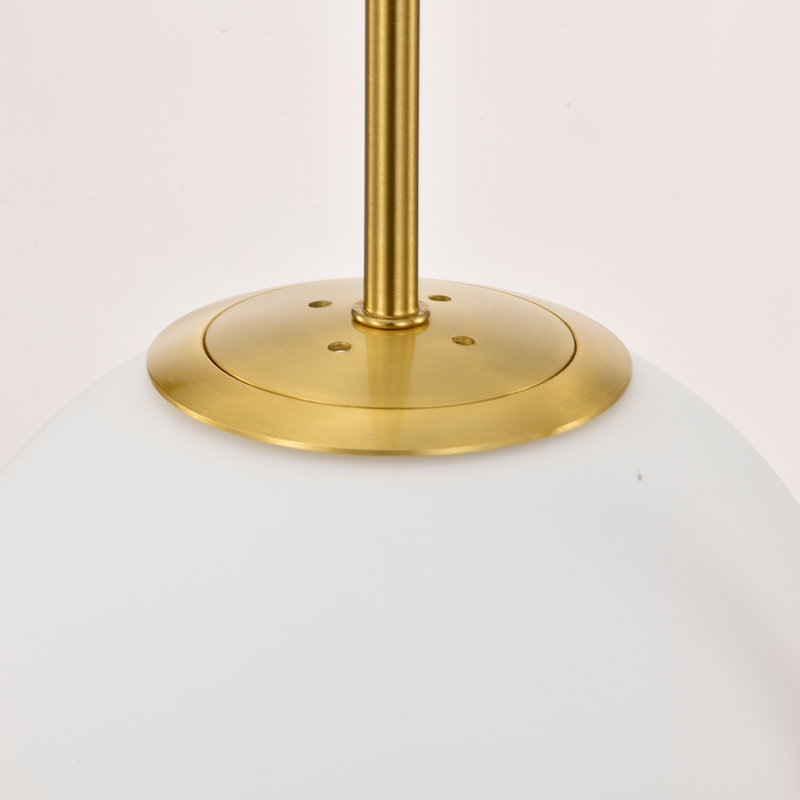 Luminaire suspendu en forme de dôme à 1 lumière Hoodo