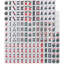American Mahjong Set 166 tuiles 4 tout-en-un poussoir Combo sac souple rouge