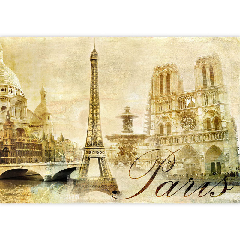 Modern City Buildings Border, 100" L x 144" W