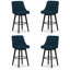 Tabouret de bar et de comptoir pivotant en bois massif Malakeh-1036082115-1006686162-1006686174