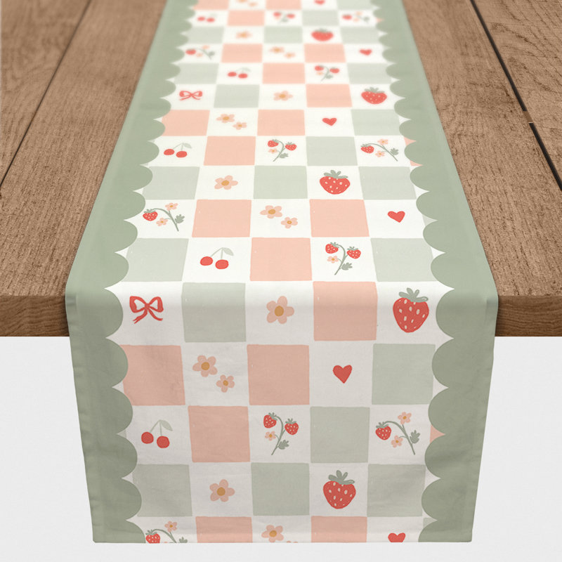 Chemin de table Fruit Checker, 90