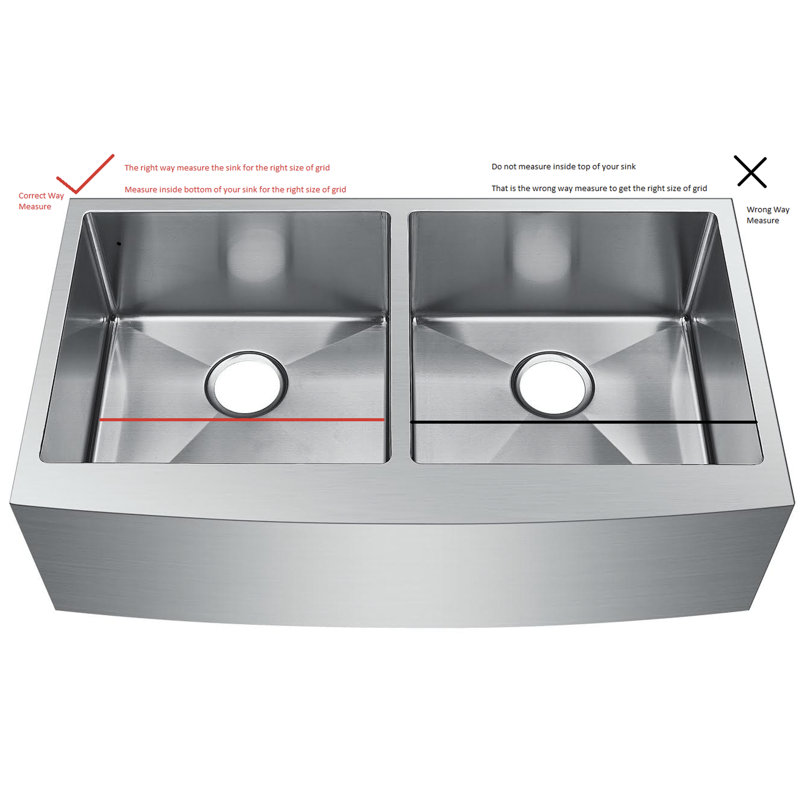 Starstar Sinks Protector Stainless Steel Kitchen/yard/bar/laundry/office Bottom Protector Grid, Rack For The Sink