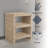 Praerie 22" Bohemian Woven Rattan 3-Tier Open Shelf End Table, Natural Mango Wood Wicker Nightstand and Side Table for Bedroom & Living Room