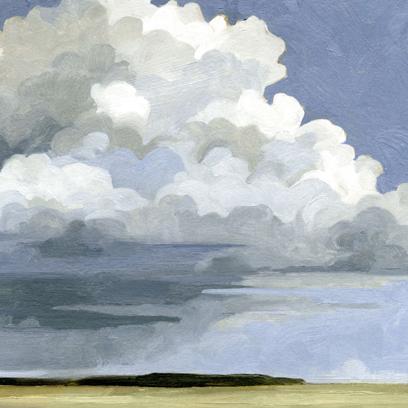 «Dense Cumulus II» par Emma Caroline - reproduction d'art sur toile tendue, H 36 po x l 36 po x P 1,25 po