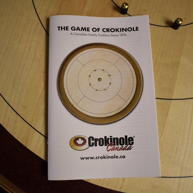 Crokinole Board Crokinole Kit Includes 24 Discs and Game Board