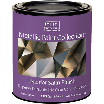 Modern Masters 337164 Qt Dome Gold Exterior Metallic Paint-1PK