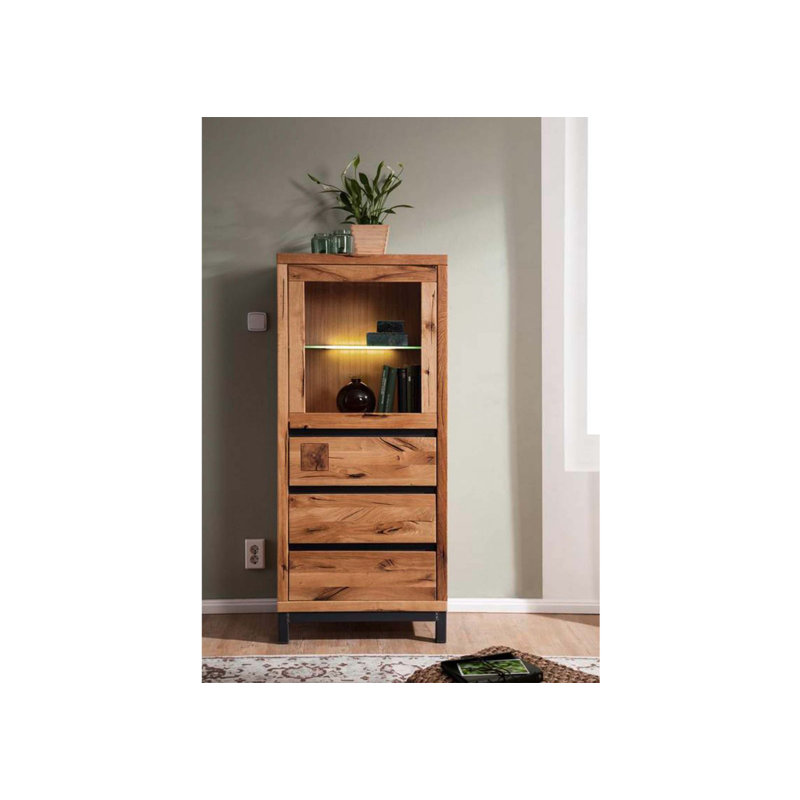 Villanders Display Cabinet, Natural