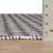 Dainty Diamond Navy/Ivory Handwoven Cotton Rug-1516833084