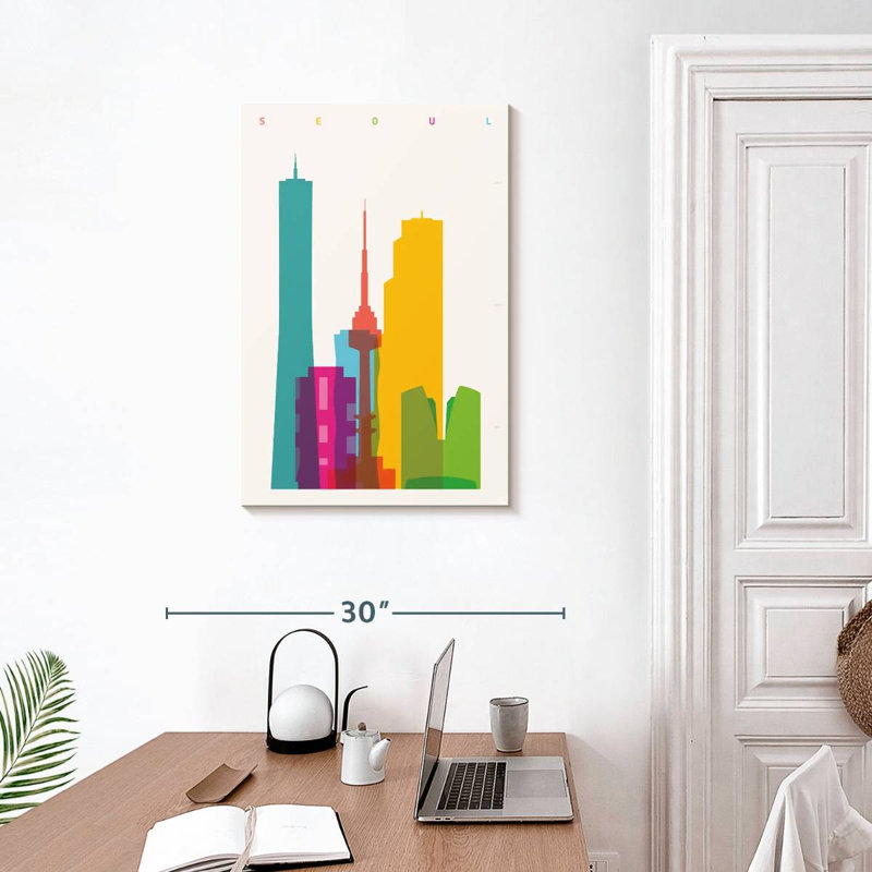 Sireci Vibrant Seoul, 30" H x 20" W