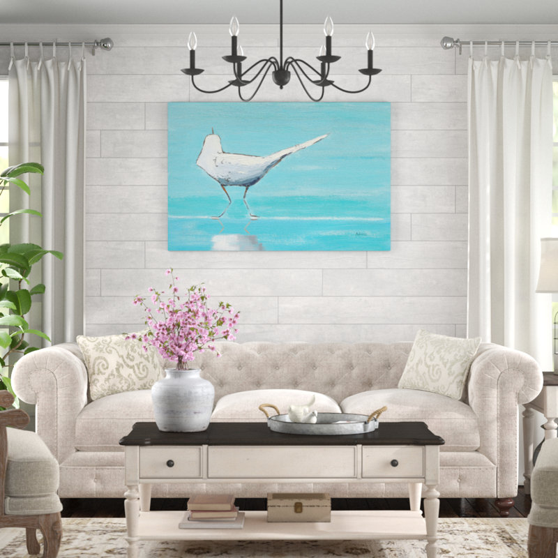 Egret II by Phyllis Adams - Painting Print, 81cm H x 122cm W, Wrapped Canvas