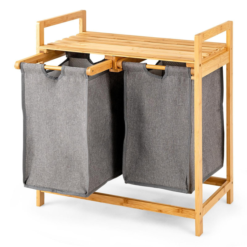 Wood Laundry Sorter