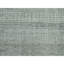 10'2"x10'2" Medium Grey, Distressed and Oxidized Grass Design with Exposed Warps, Pure Wool, Hand Knotted, Square, Oriental Rug
