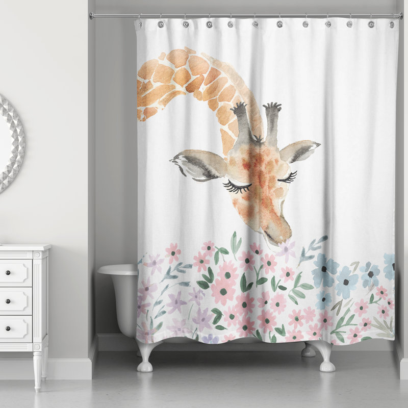 Rideau de douche Girafe
