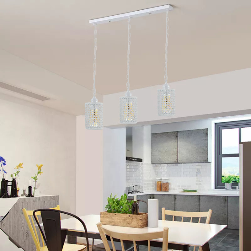 Timote 3 - Light Kitchen Island Pendant, White