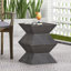 Table d'appoint d'extérieur en béton léger