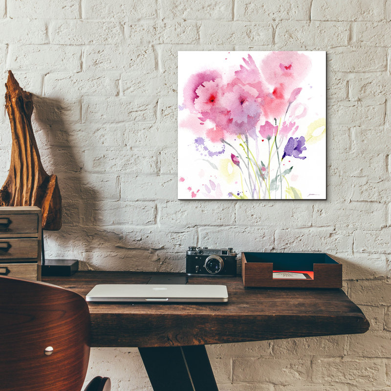 " Blush Garden " by Sheila Golden, 12" H x 12" W x 0.13" D