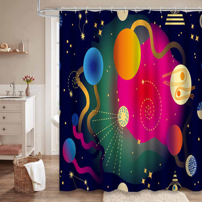 Rideau de douche Abstract Space