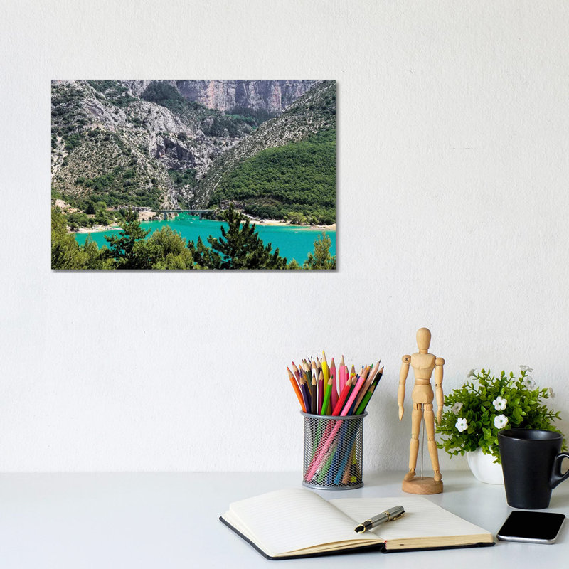France Provence Gorges Du Verdon I - Wrapped Canvas Print, 20.32 cm H x 30.48 cm W