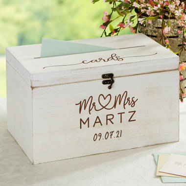 Personalized Wedding Box | Wedding Keepsake | Card Box | Wedding Card Holder | Reception Decor | Wedding Card Box | Wedding Cardholder | Glass Display