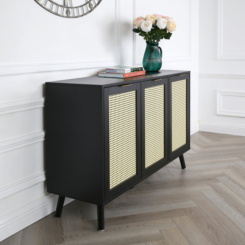 Craven 3-door Cane Cabinet