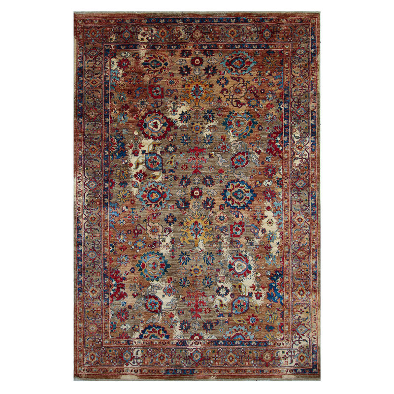 Hand Knotted Wool Oriental Indoor Rug